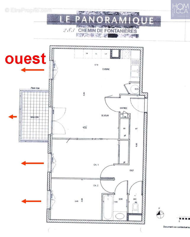 Appartement à LA MULATIERE