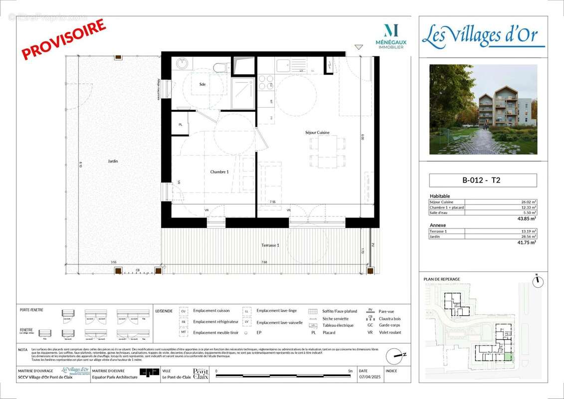 Appartement à LE PONT-DE-CLAIX