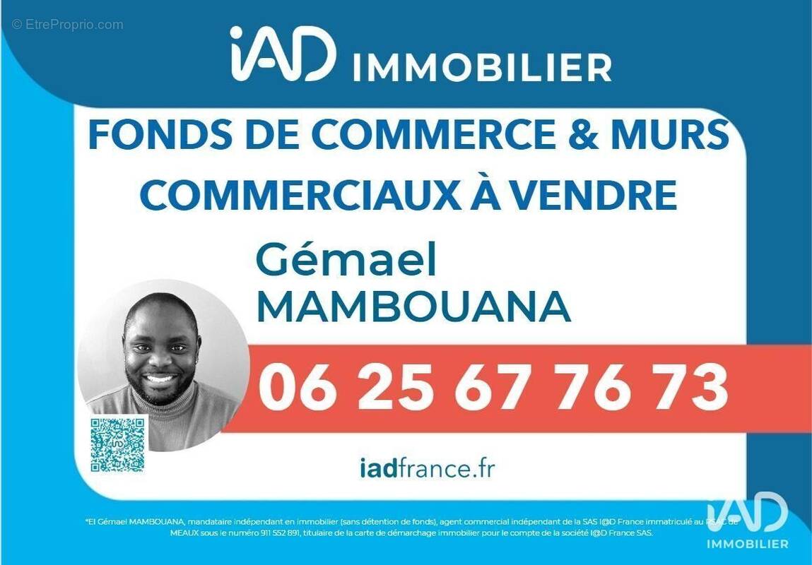 Photo 1 - Commerce à VILLEMOMBLE