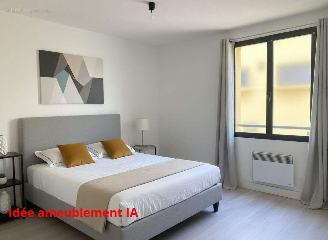 chambre meublée par IA - Appartement à ARGELES-SUR-MER