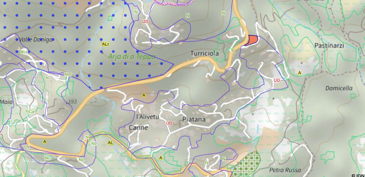 Terrain à OLMETO