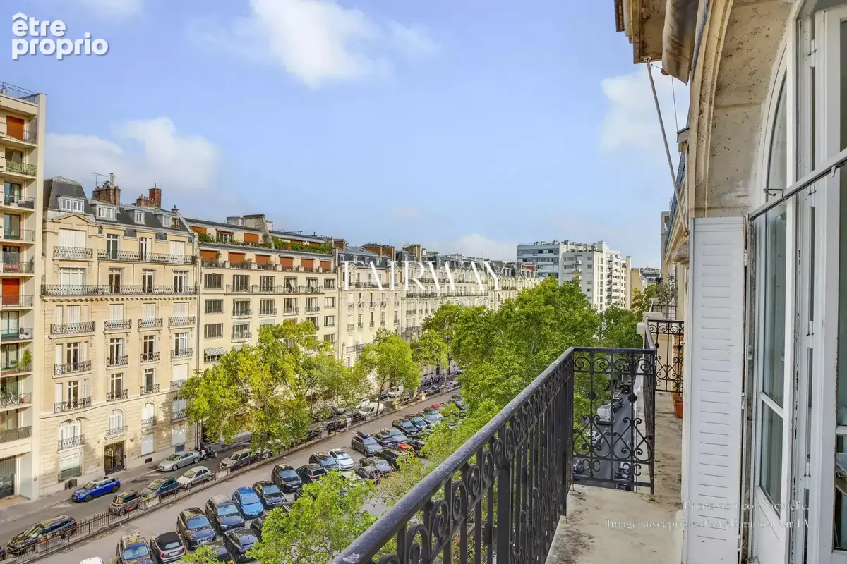 Appartement familial  174 m² - étage élevé avec balcon 4 chambres Paris 16ème - Flandrin - photo 7