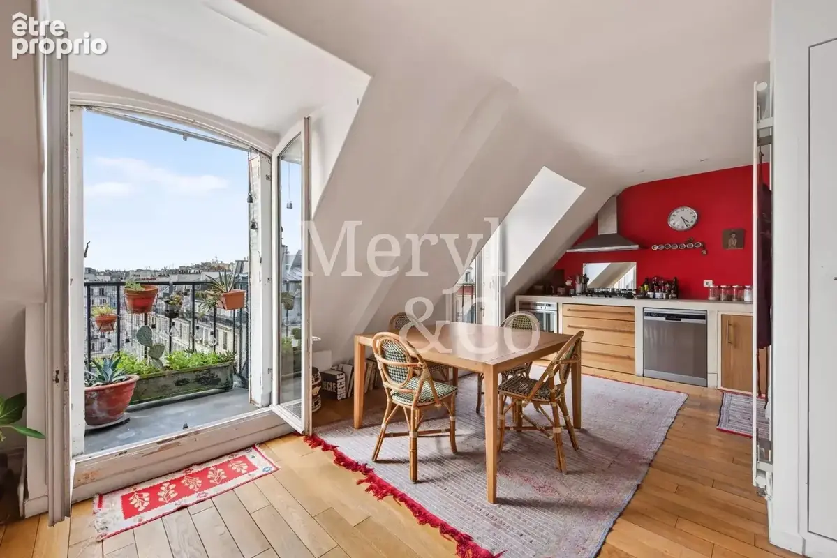 Notre-Dame-de-Lorette / rue des Martyrs - Appartement en dernier étage 3 pièces de 73,38 m² avec balcons et vue dégagée sur le S - photo 8