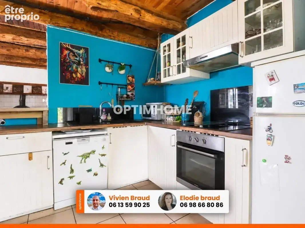 À VENDRE – Maison 4 pièces, 3 chambres avec grange, ancienne étable et terrain d’environ 1 hectare à Sauvat (Cantal) - photo 6