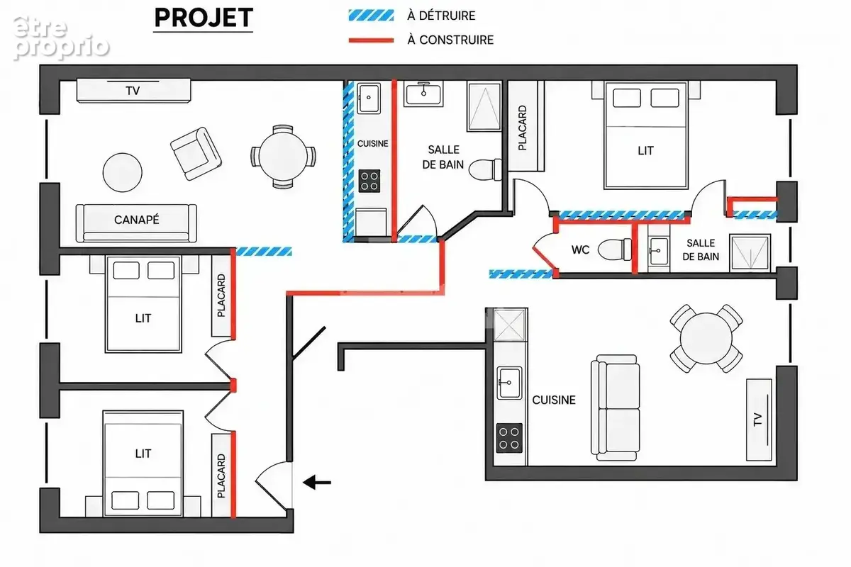 Nice centre – 2 lots – 90 m² – à rénover - photo 15