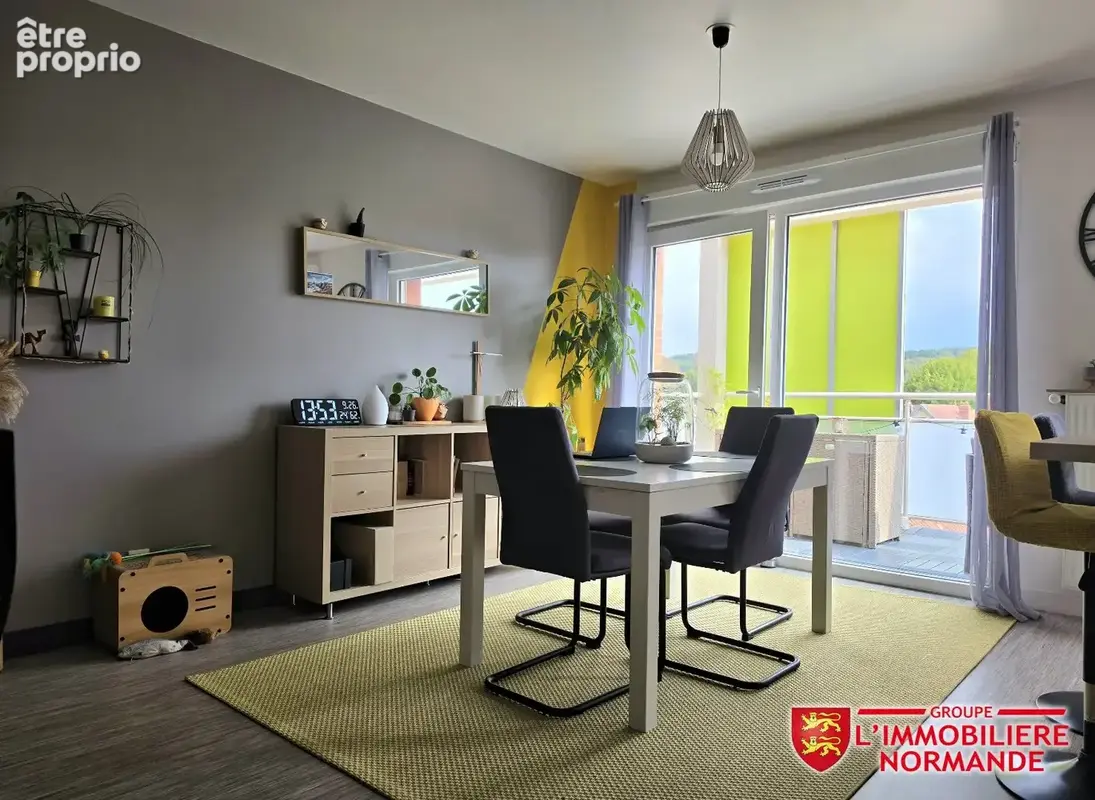 Louviers  appartement t3 de 75 m²  dernier étage avec ascenseur - photo 2