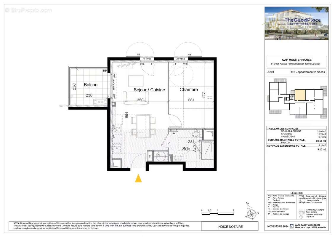 Appartement à LA CIOTAT