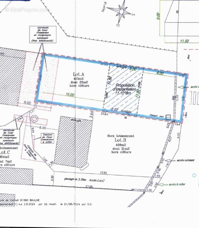 TERRAIN-ST-VRAIN - Terrain à SAINT-VRAIN