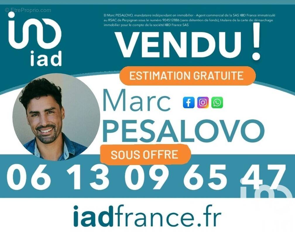 Photo 1 - Maison à RIVESALTES