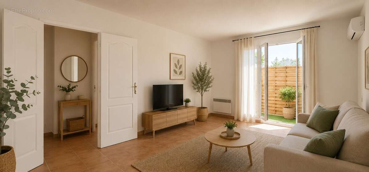 Appartement T2 - balcon - parking - ascenseur - photo 2