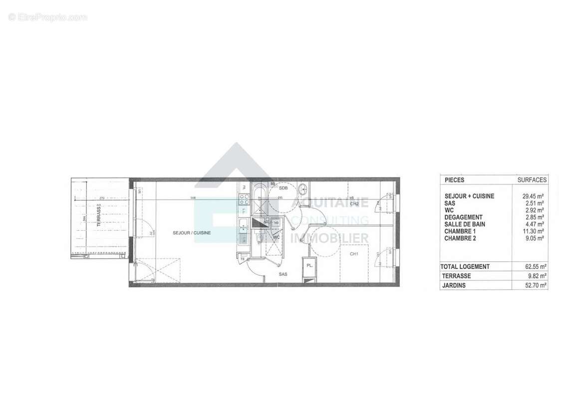 Appartement à NANTES