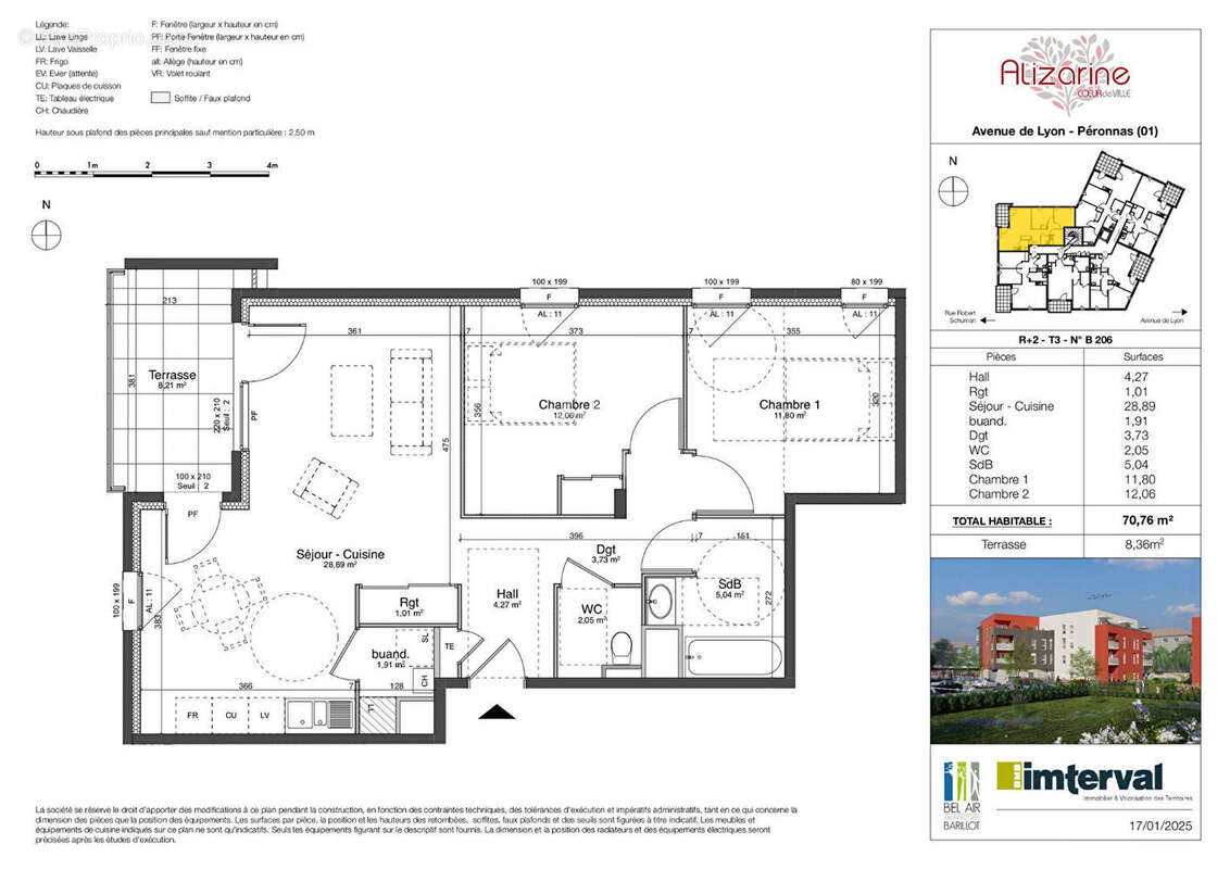 Appartement à PERONNAS
