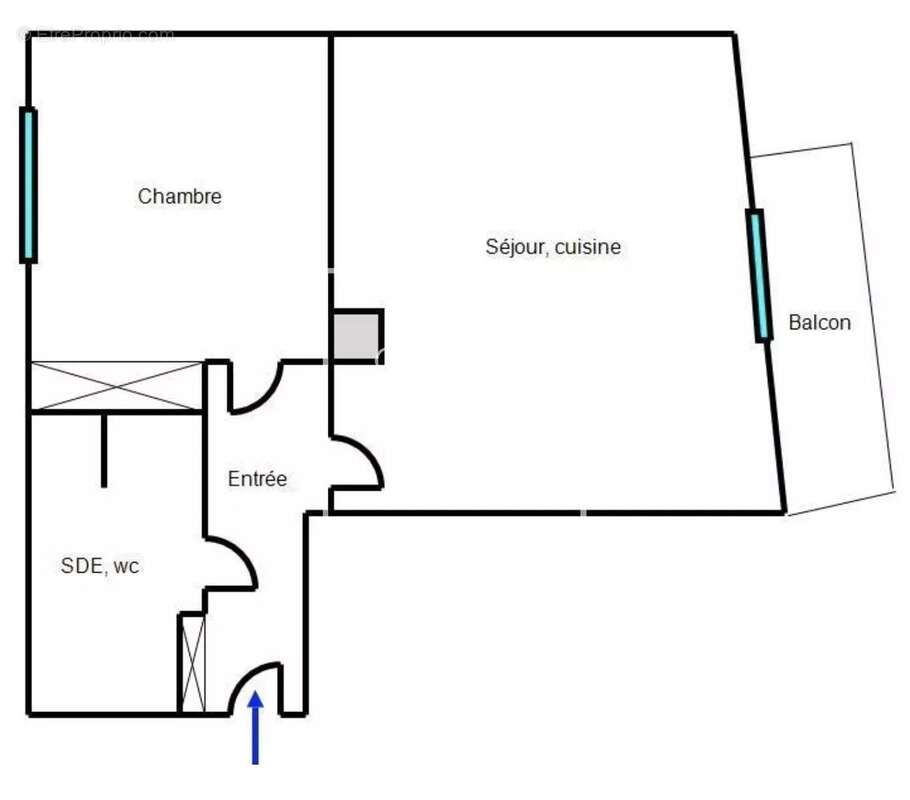 Appartement 42 m² à Nice  - photo 5