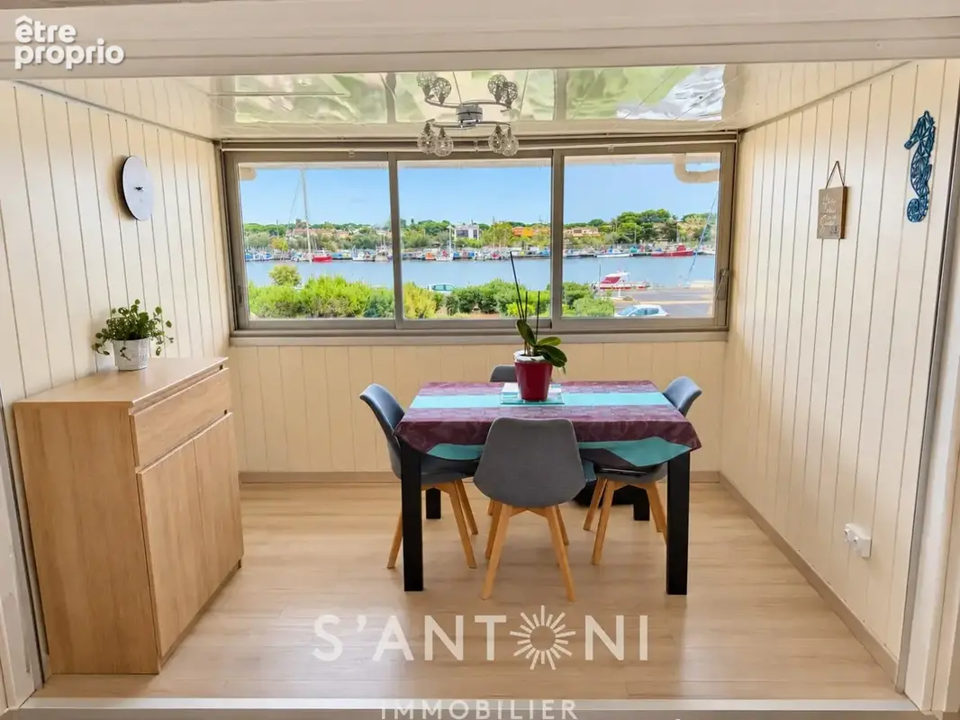 Le grau d'agde  studio rénové de 27 m² avec vue sur l'hérault  exposition sud-est - photo 7