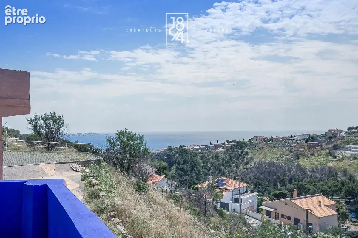 Vue mer – Maison de type 6 de 194 m² sur 1 250 m² de terrain avec piscine, studio indépendant et double garage - photo 21