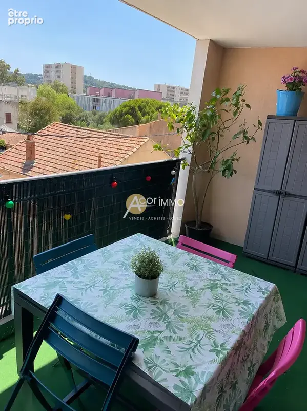 La Seyne/Mer quartier Médiathèque appartement loué T3 terrasse, ascenseur, garage - photo 2