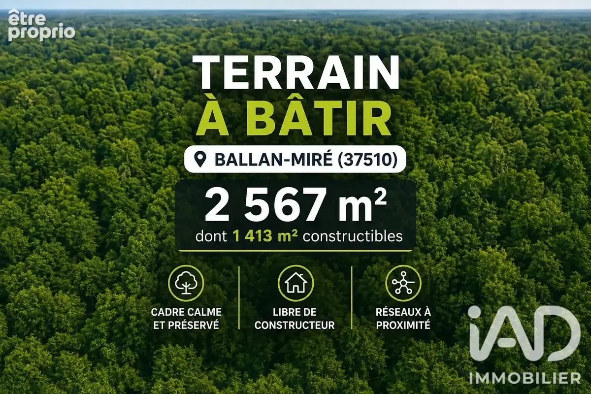 Photo 1 - Terrain à BALLAN-MIRE