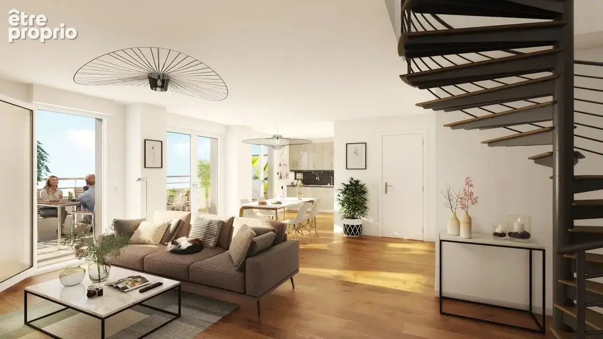 Appartement neuf T5 de 110 m² en duplex avvec piscine et 500m² de jardin à Aubagne la Louve - photo 2