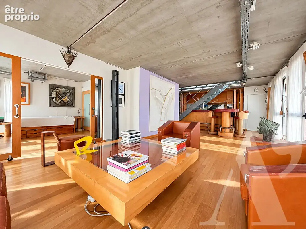 Loft triplex, atelier d'artiste & terrasse suspendue - photo 4
