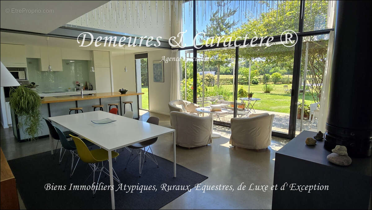 Remarquable maison d'architecte sur 3000m2 avec piscine, terrasse, boulodrome, au Sud de NANTES - photo 14