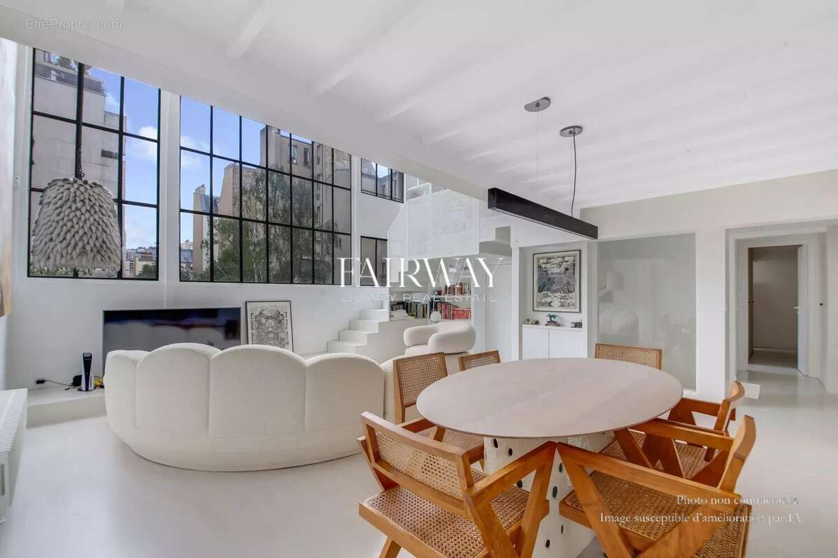 Atelier d’artiste de prestige de 6 pièces et 150m² habitables dans une allée privée du quartier Saint-Ferdinand, 17ème arrondiss - photo 4
