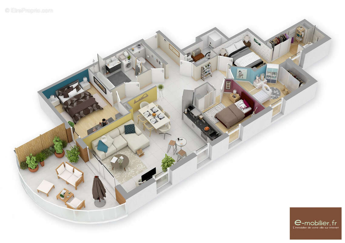 Appartement 85 m² à Saint-Baldoph  - photo 4