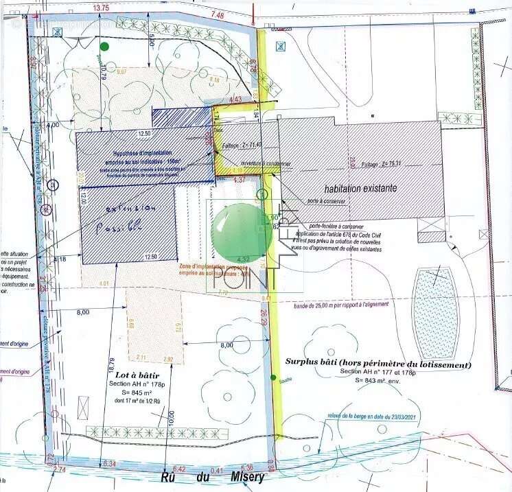 Terrain à VERT-LE-GRAND