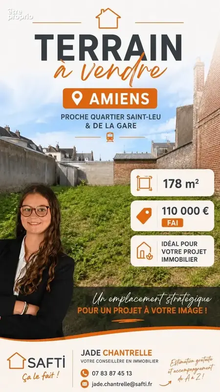 Photo 1 - Terrain à AMIENS