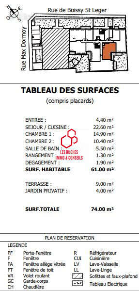 Appartement à QUINCY-SOUS-SENART