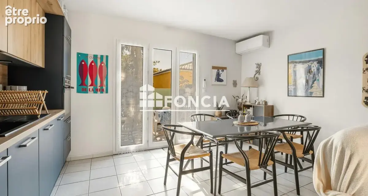Valras-Plage : maison T3 avec dressing, climatisation réversible et belle pièce de vie de 26 m - photo 4