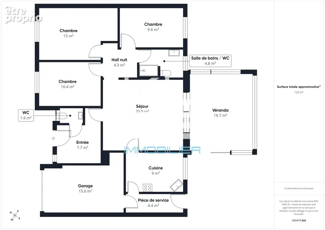 Maison de plain-pied avec 3 chambres à Ottange - photo 14