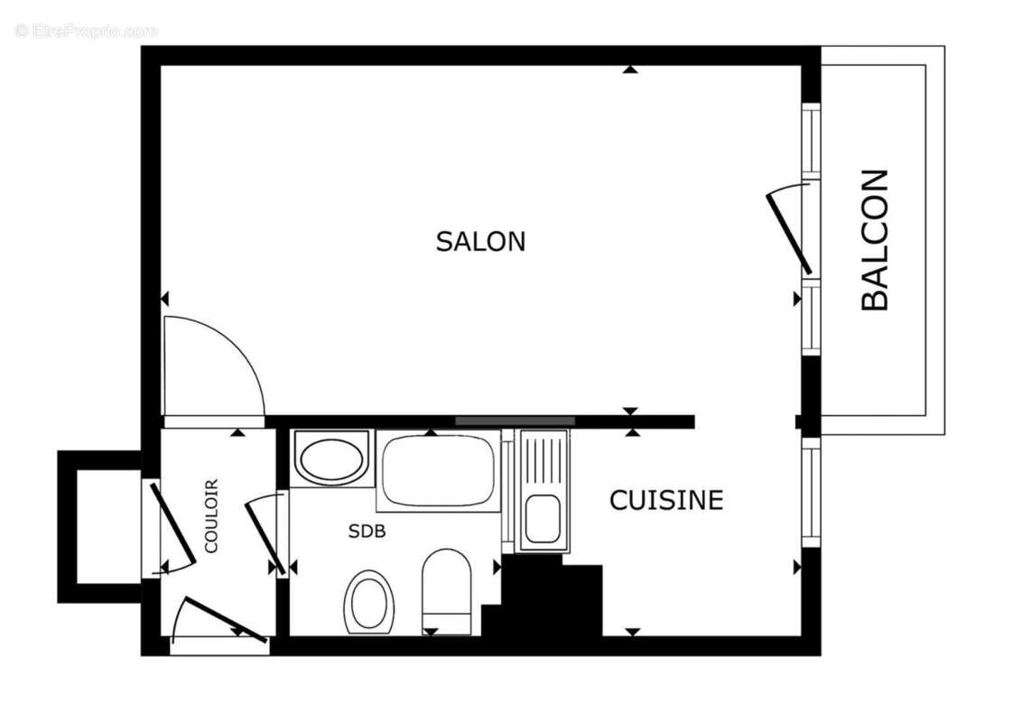 Appartement 22m² à nice - photo 13