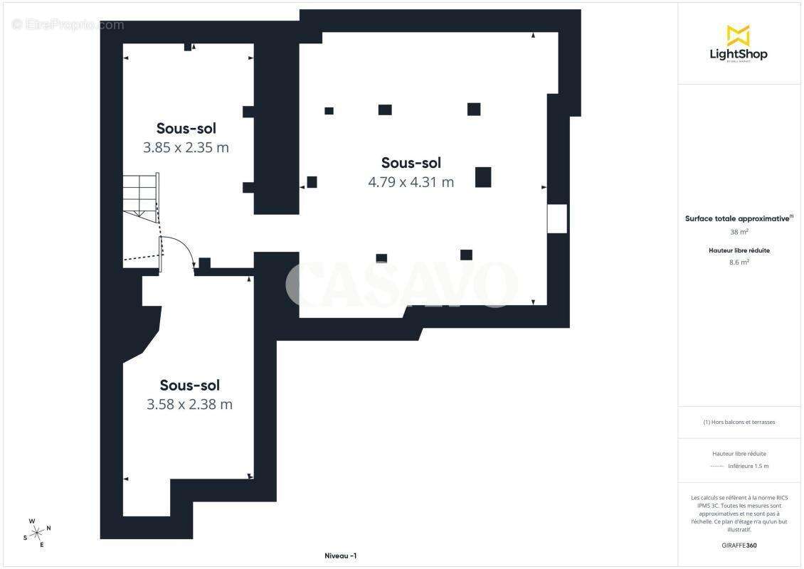 Appartement à PARIS-1E