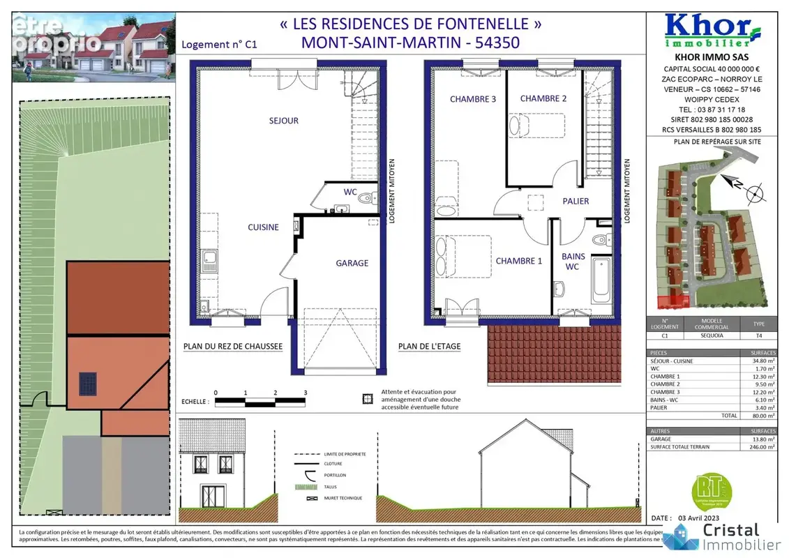 Maison 5 pièces 80 m² à vendre à Mont-Saint-Martin (54350) - photo 2