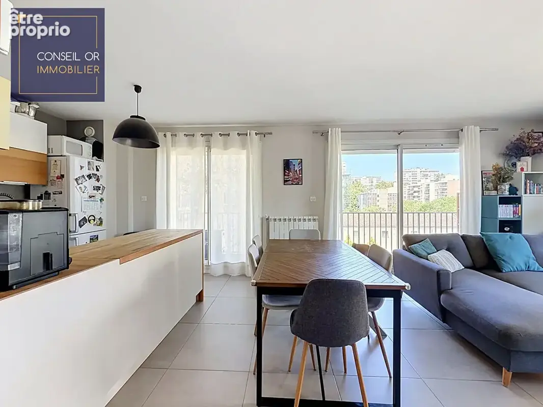 T3 - 69 m2 - 2 chambres - balcon - parking et cave - photo 16
