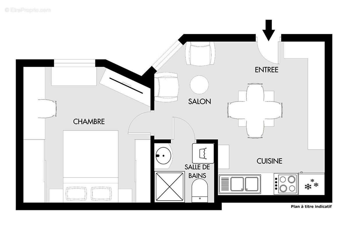 Appartement à PARIS-19E