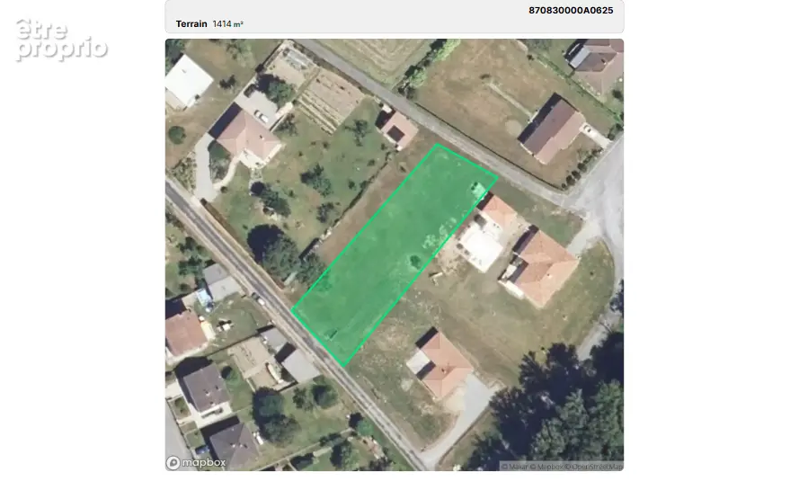 Terrain constructible Lauriere 1414 m2 - photo 6