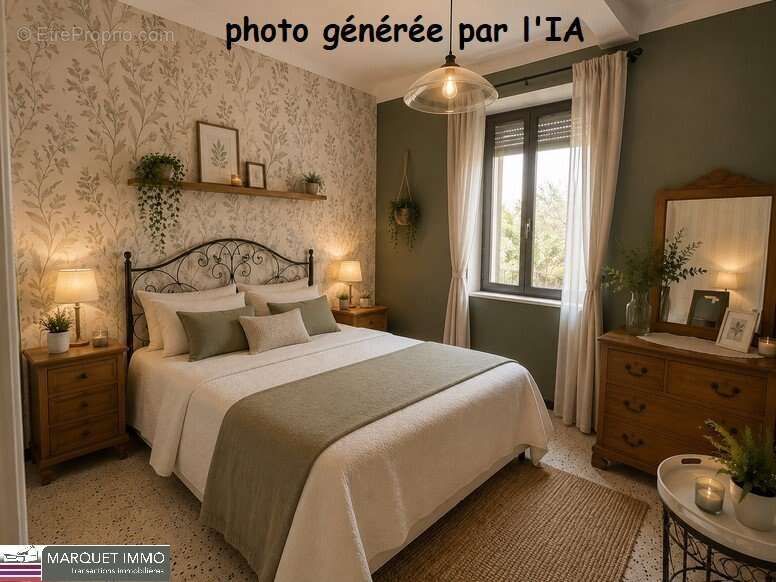 Beaux volumes pour cette charmante maison de village T6/7 de 158 m² qui allie le charme de l'ancien avec ses carreaux ciments... - photo 11