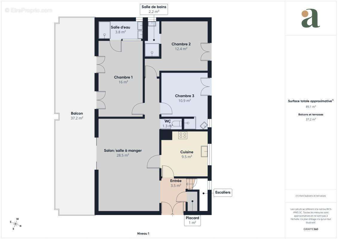 Belle maison T4 avec possibilité d'aménagement, terrasses et jardin à Eguilles (13510) - photo 30