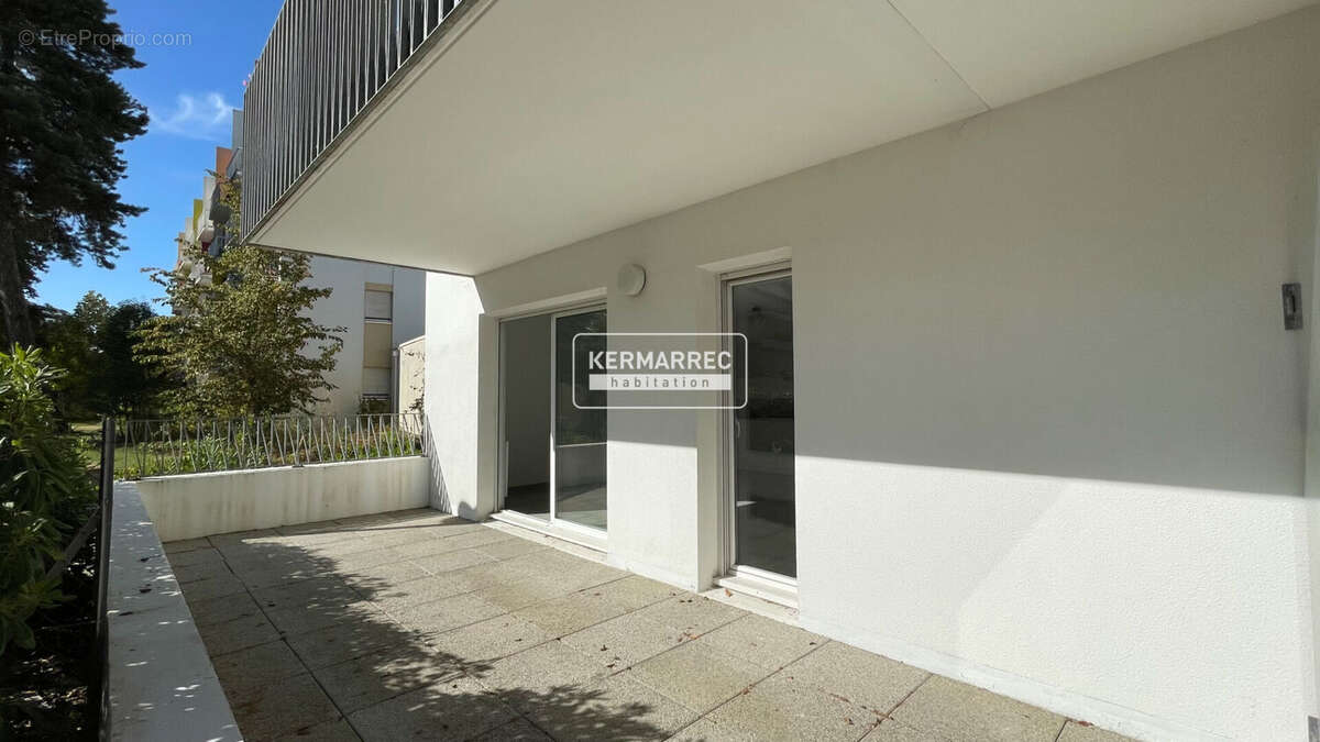 Saint-nazaire - jardin des plantes - t3 - 59.60 m² - grande terrasse - photo 2