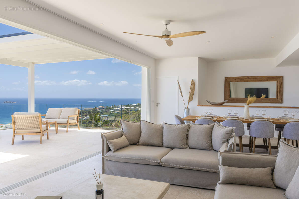 villa 3 chambres Oysrer pound superbe vue mer et St Barth - photo 30