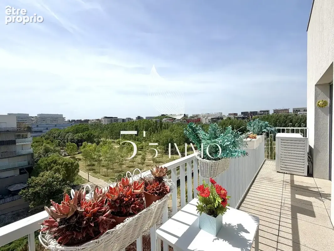 Avant dernier etage 4 pieces / vue parc charpak - photo 2