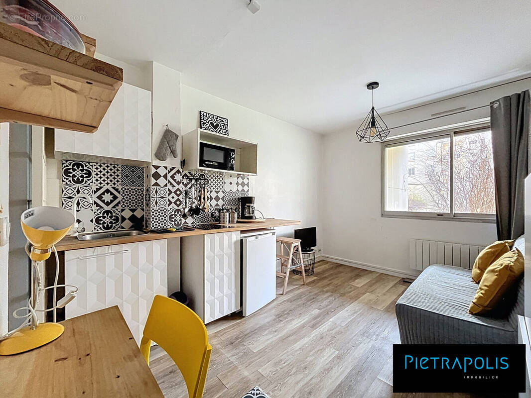 Pièce de vie - Appartement à LYON-7E