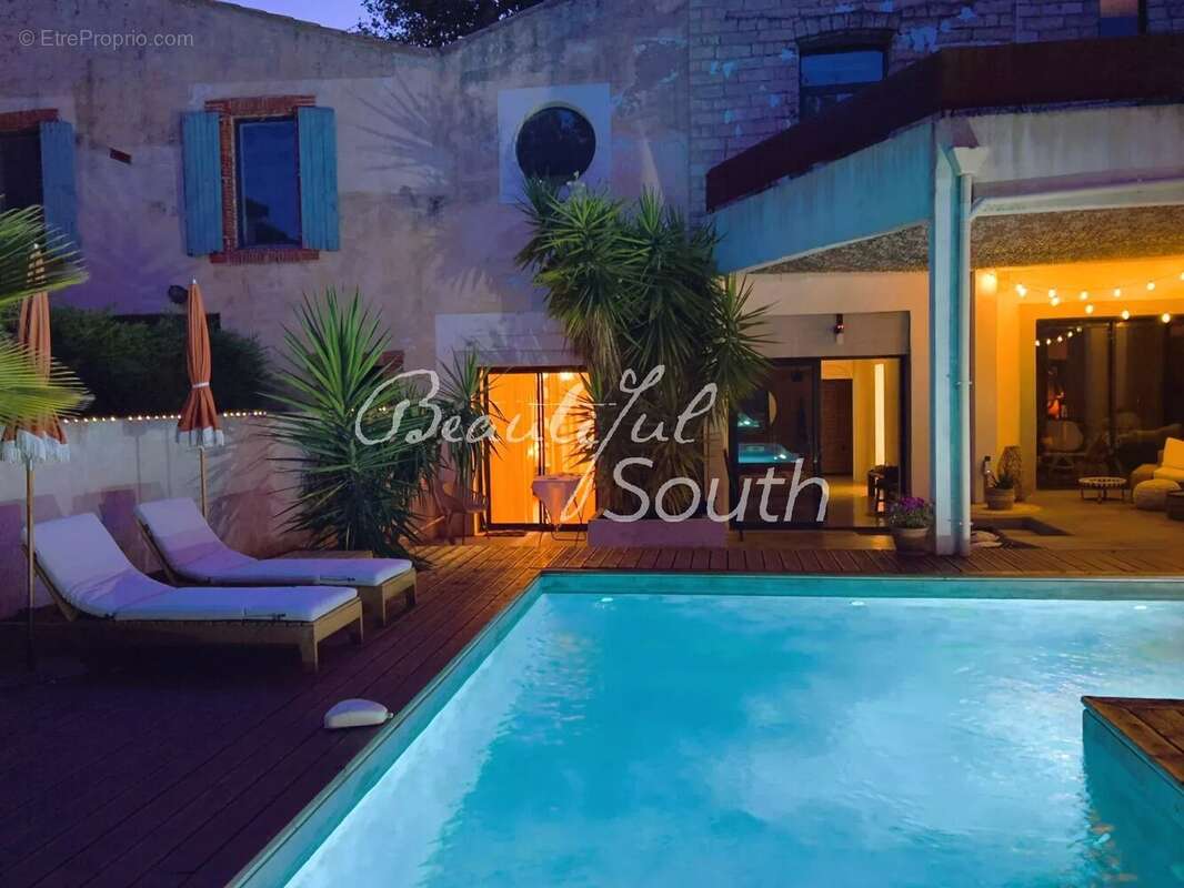 Domaine viticole réhabilité en 3 logements de charme avec piscines et jardins – Narbonne, Canal du Midi - photo 13