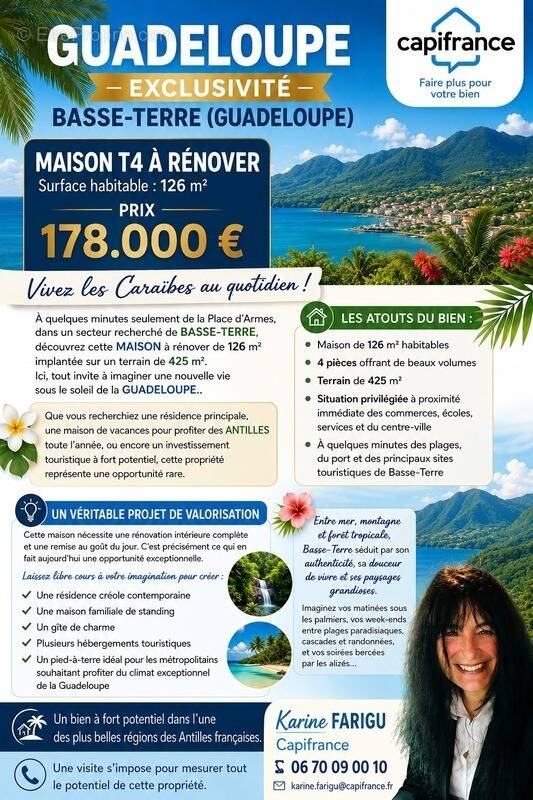 Maison à BASSE-TERRE
