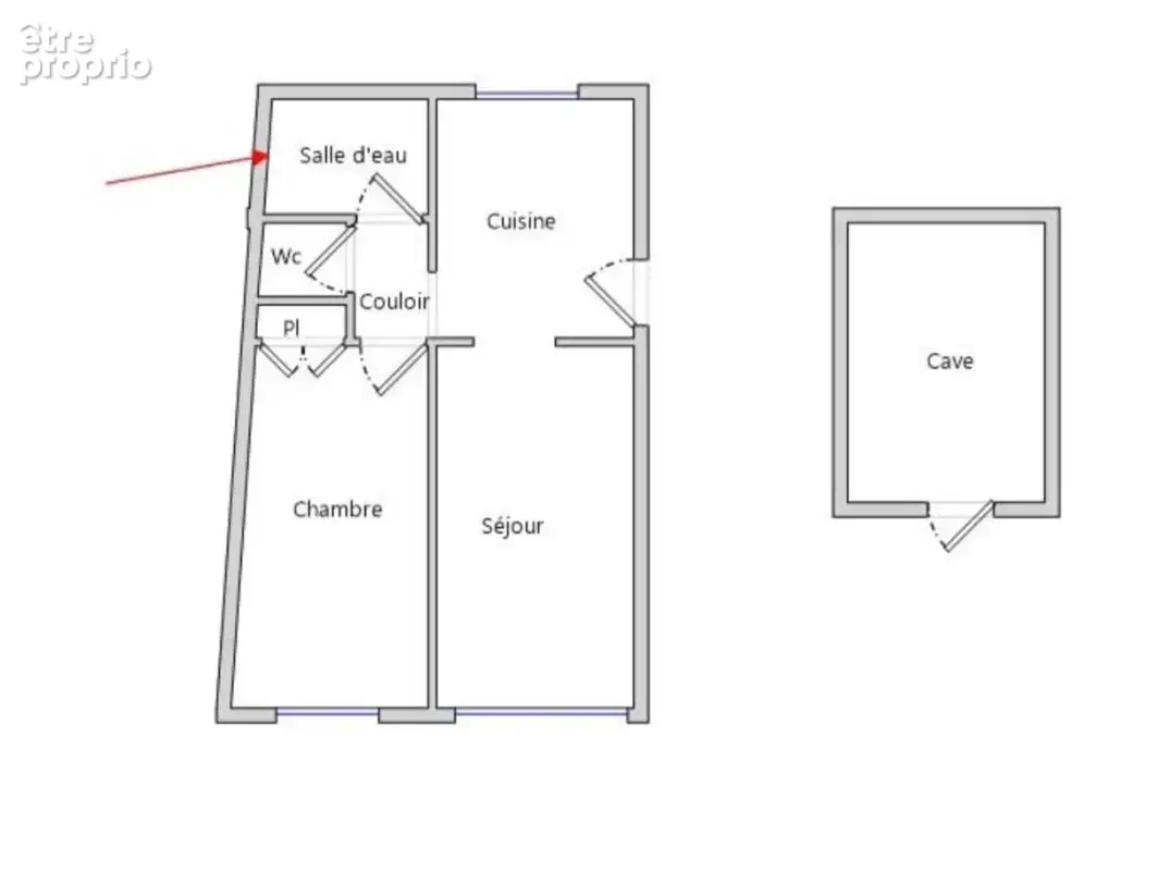 T2 en rez-de-jardin avec terrasse de 21 m²  Fort potentiel Airbnb - photo 13