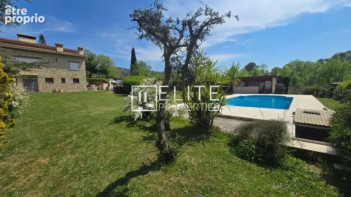 Maison en pierre 265m² + piscine - 2 appartements + studio – mouans-sartoux - photo 4