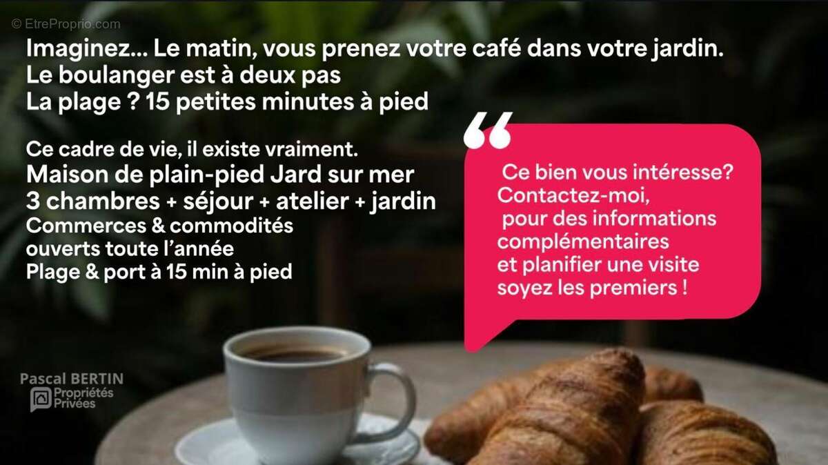 Maison à JARD-SUR-MER