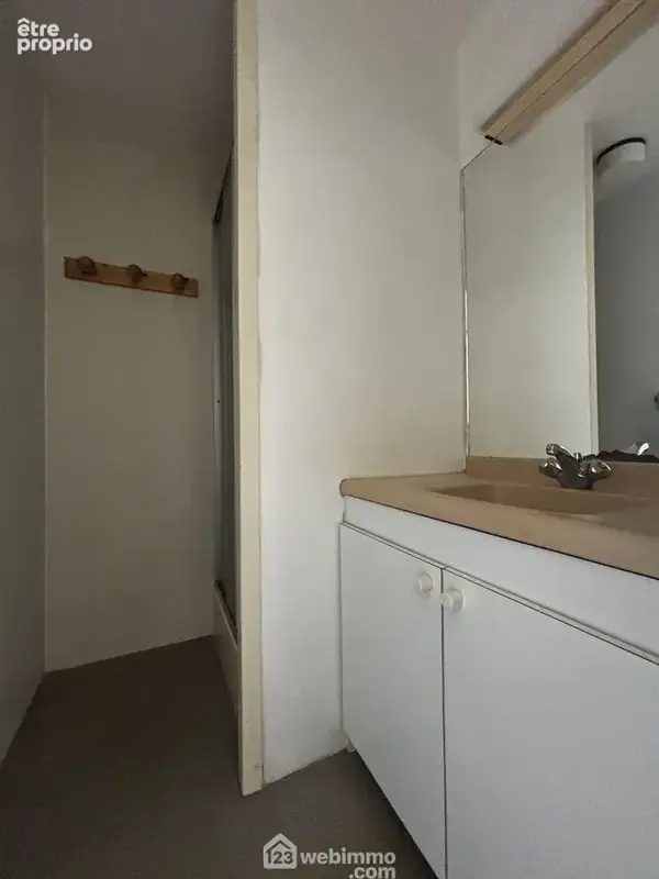 Et une salle d'eau de près de 3 m2 avec...