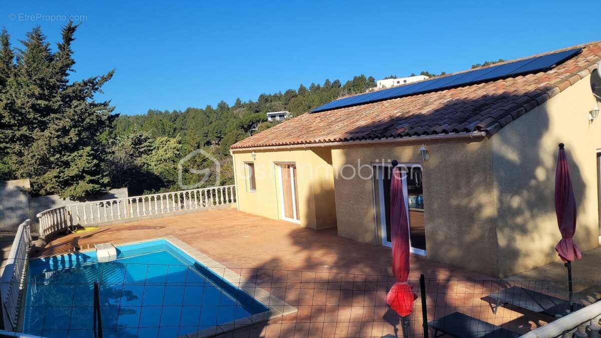 Narbonne - secteur roche grise - villa de 183 m² - 4 faces - piscine - appartement de 70 m² - parcelle 2200 m² - photo 15